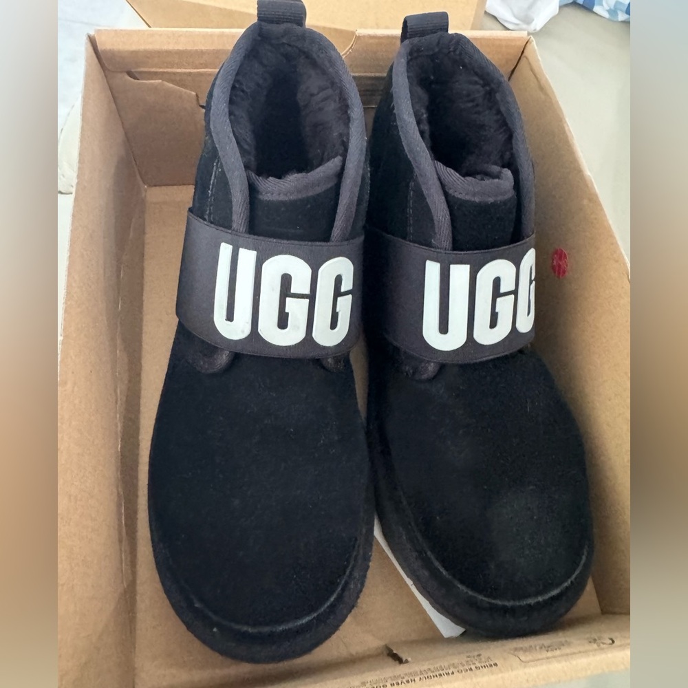 UGG Kids Black Cozy Boots